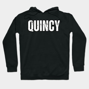 Quincy Name Gift Birthday Holiday Anniversary Hoodie